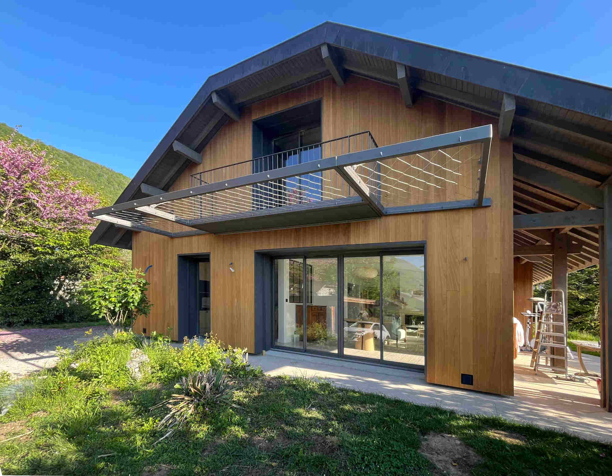 Structure métallique et garde corps chez un particulier