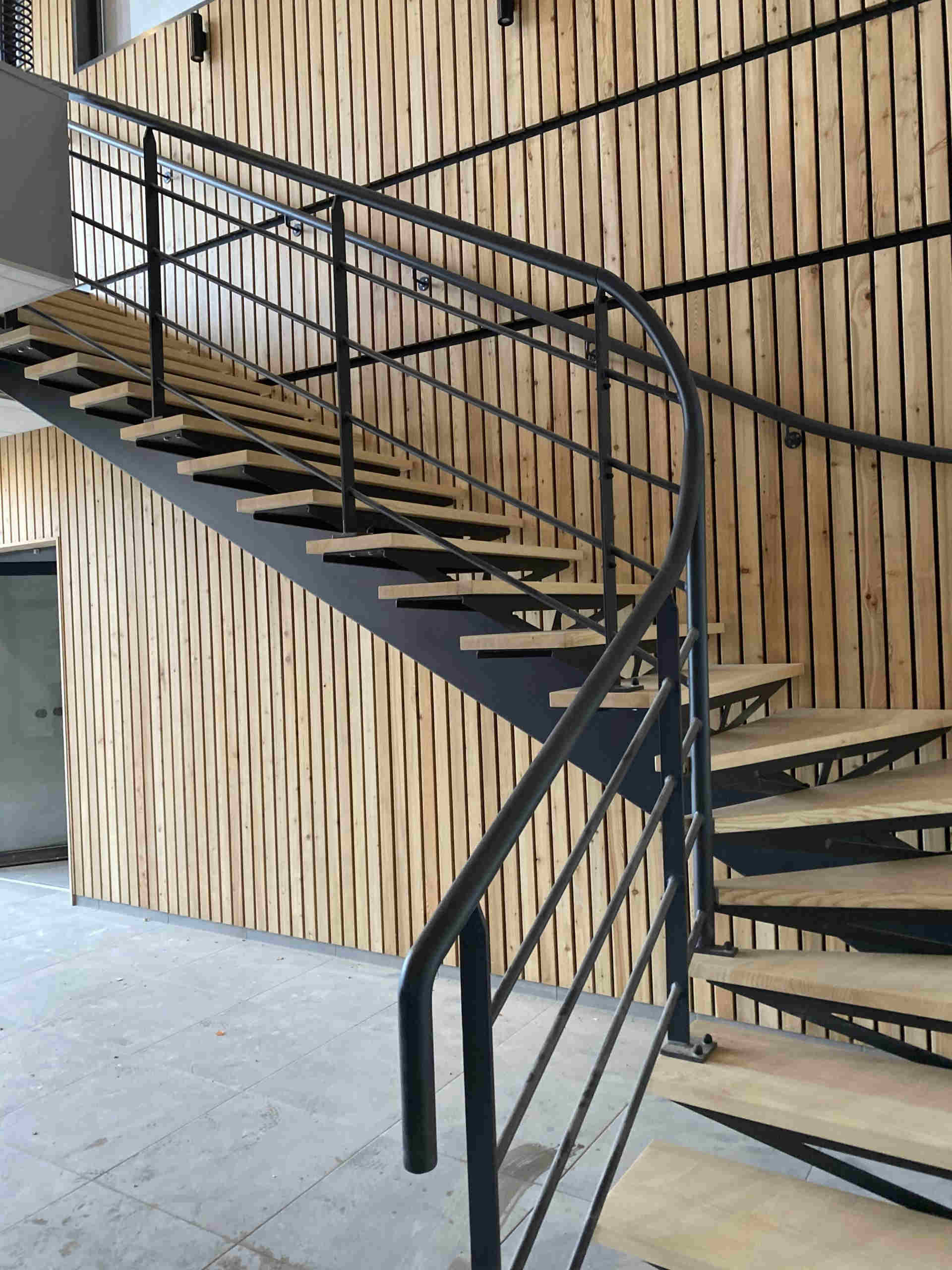 Escalier métallique haute-Savoie