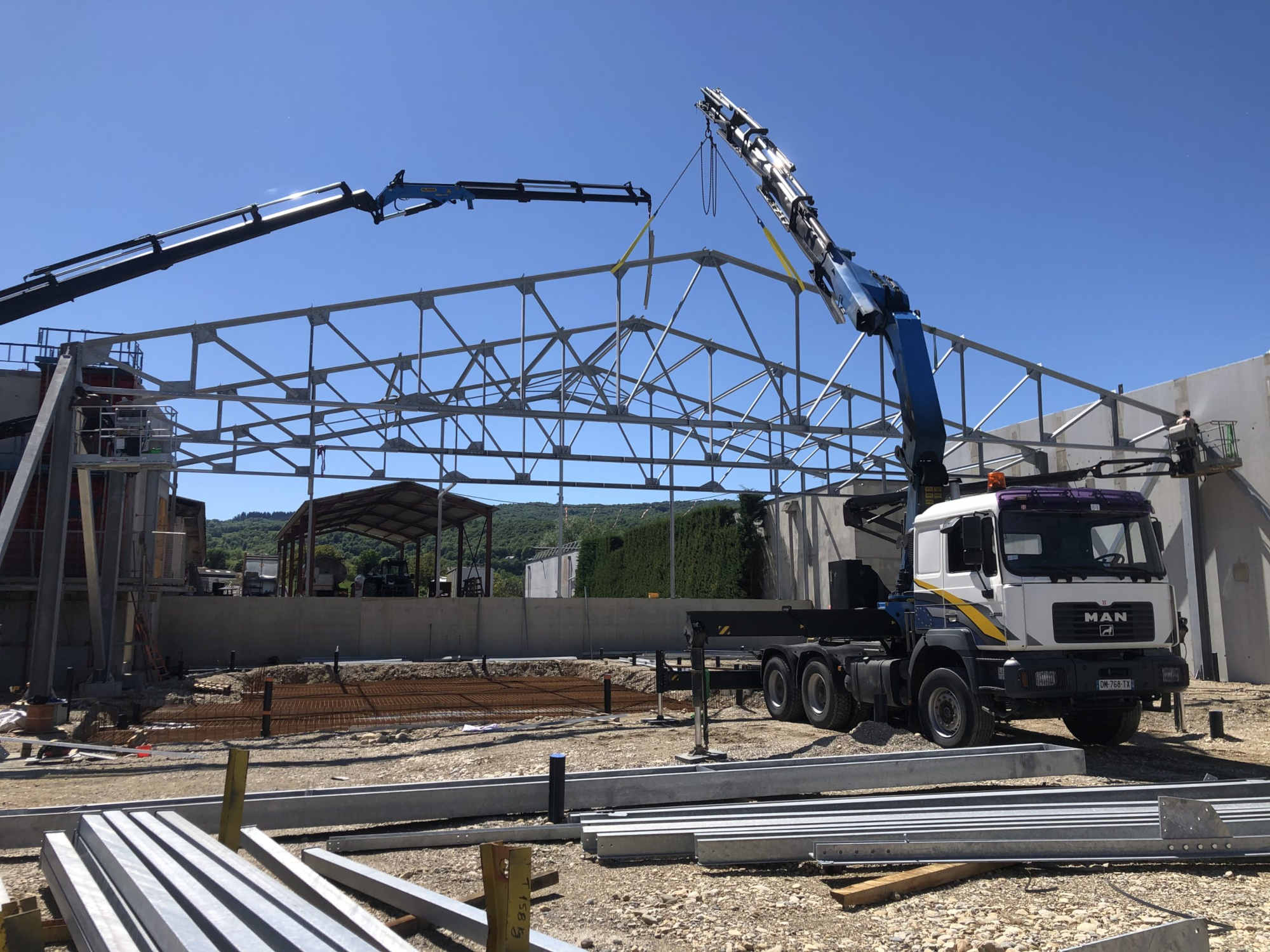 Construction d'une structure et charpente métallique Pascal Coulloux